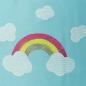 Preview: Qian Verdunkelungsvorhänge Regenbogen Schlicht 2er Pack Individuell anpassbar Perforationen